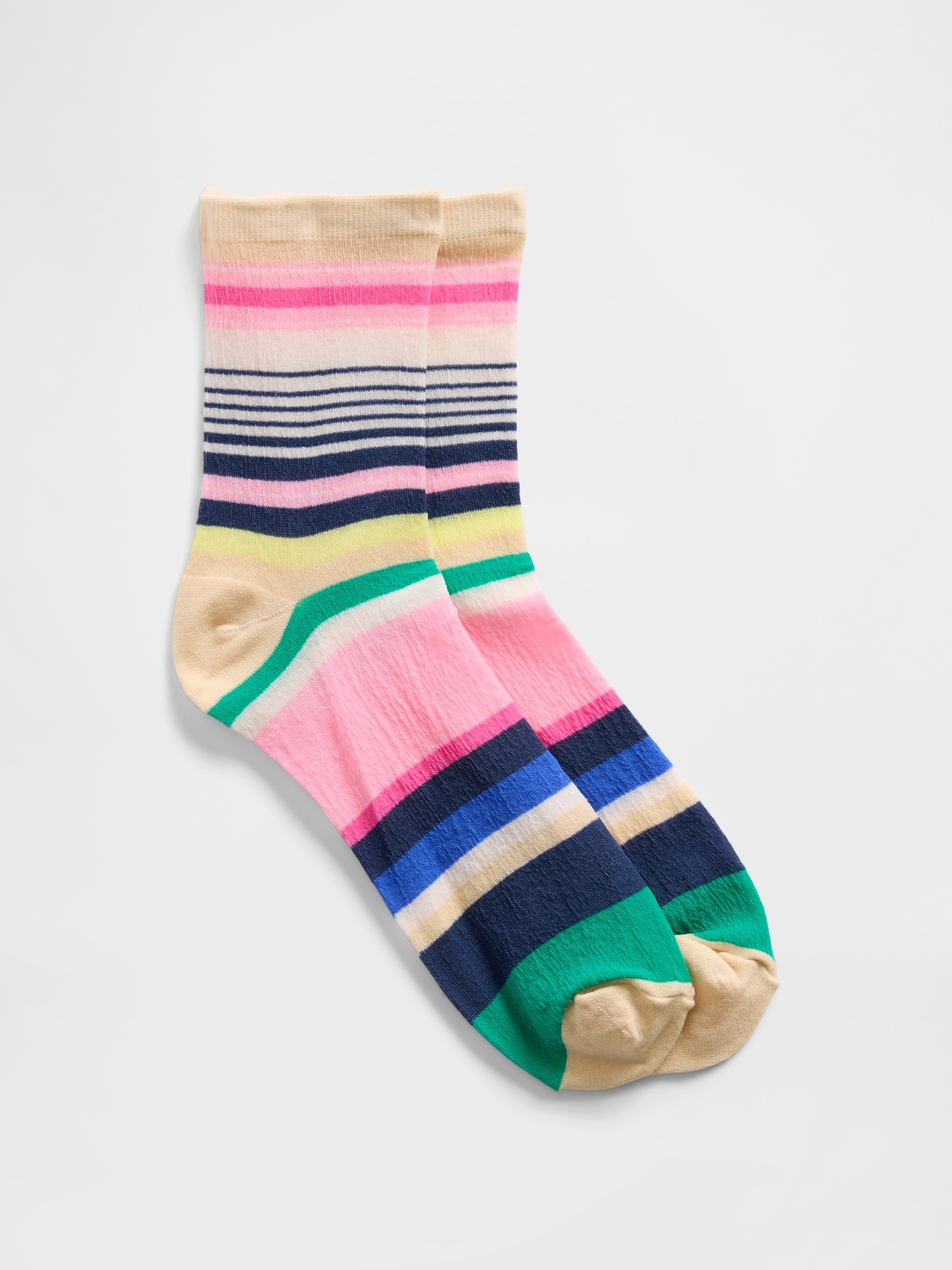 Sheer Half Crew Socks