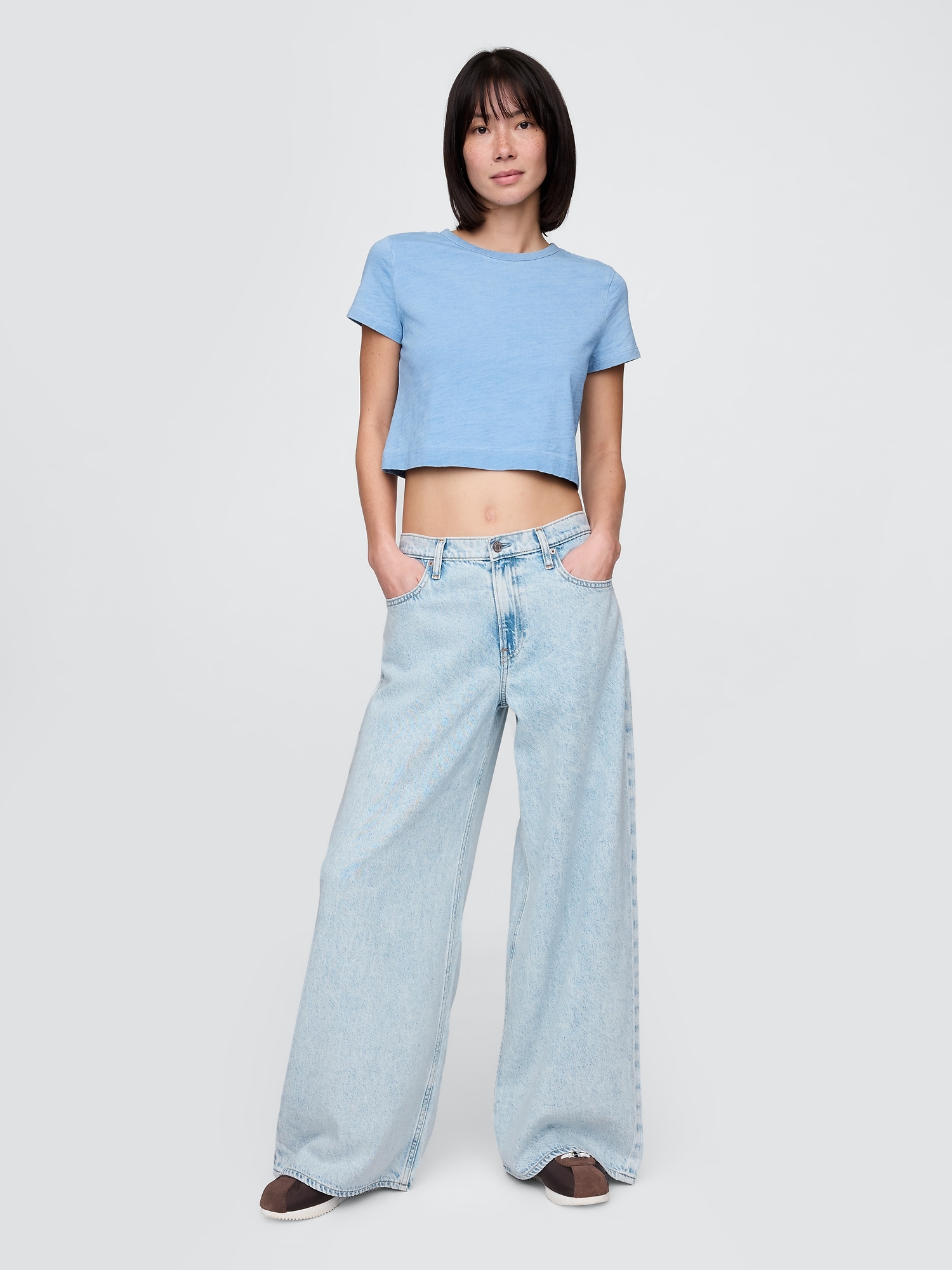Low Slung UltraSoft Extra Baggy Jeans