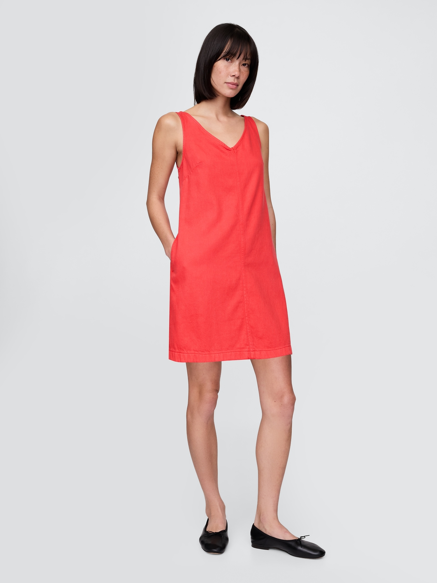 UltraSoft Denim Mini Dress