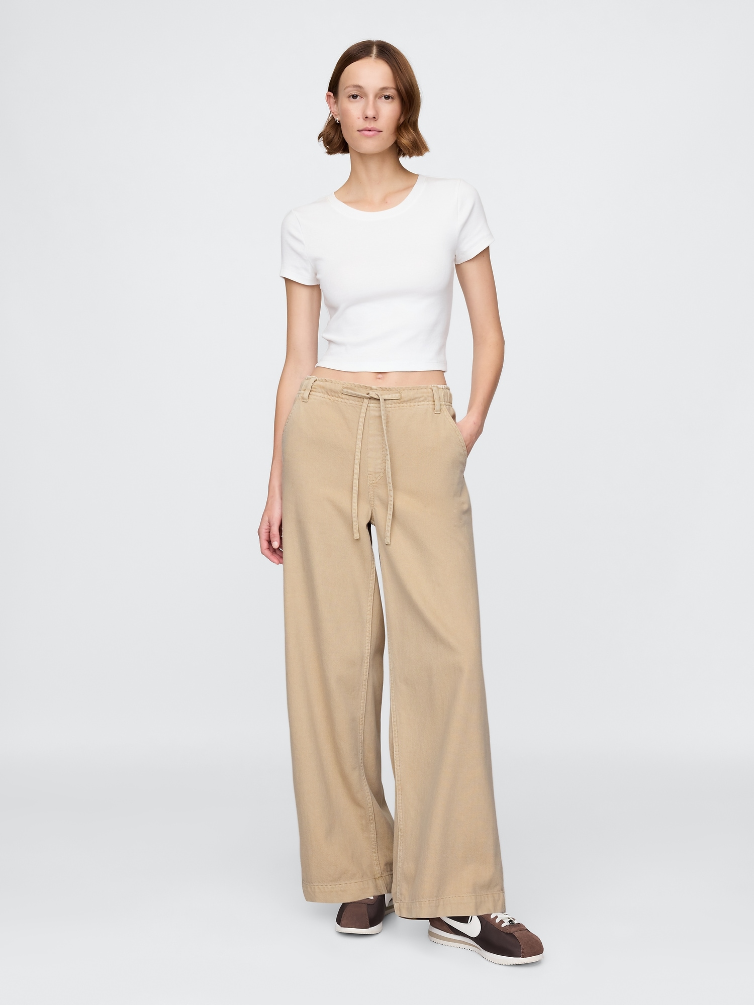 Mid Rise UltraSoft Easy Baggy Jeans